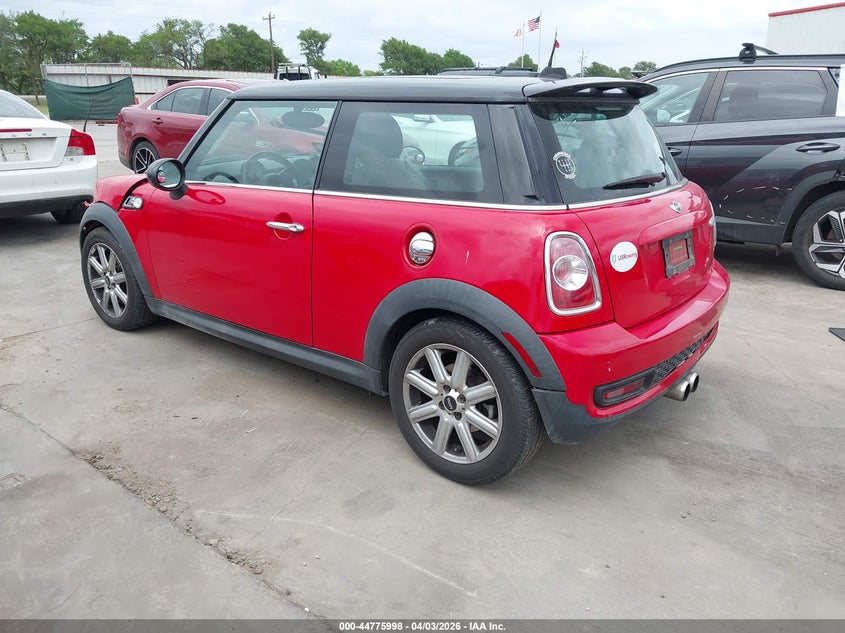 Vin: wmwsv3c54bty24844, lot: 45273246, mini cooper s 20113