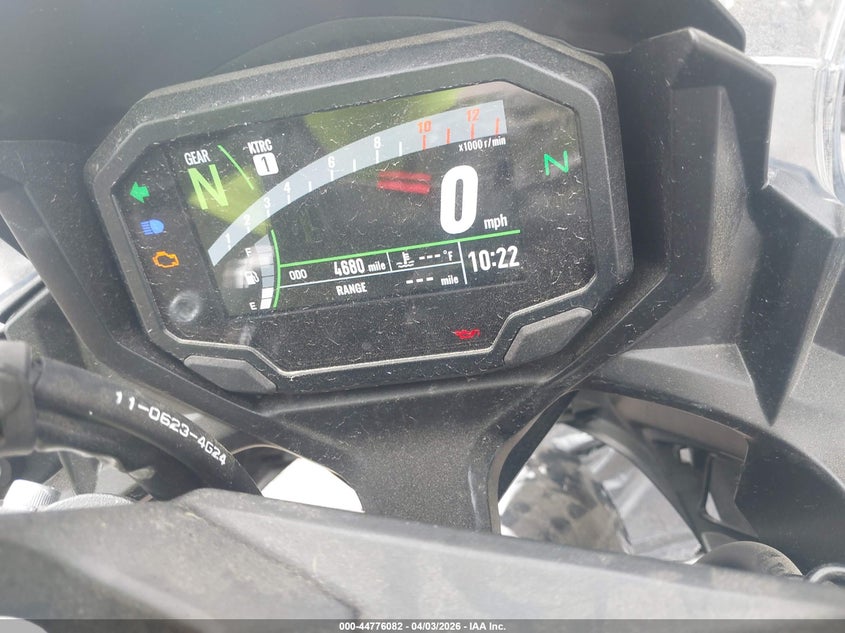 2025 Kawasaki Ex650 R VIN: ML5EXER1XSDAE1766 Lot: 44776082
