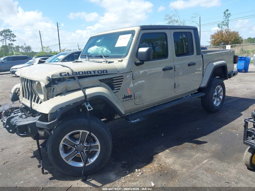 Vin: 1c6hjtag4ll161653, lot: 45273375, jeep gladiator sport s 4x4 20202