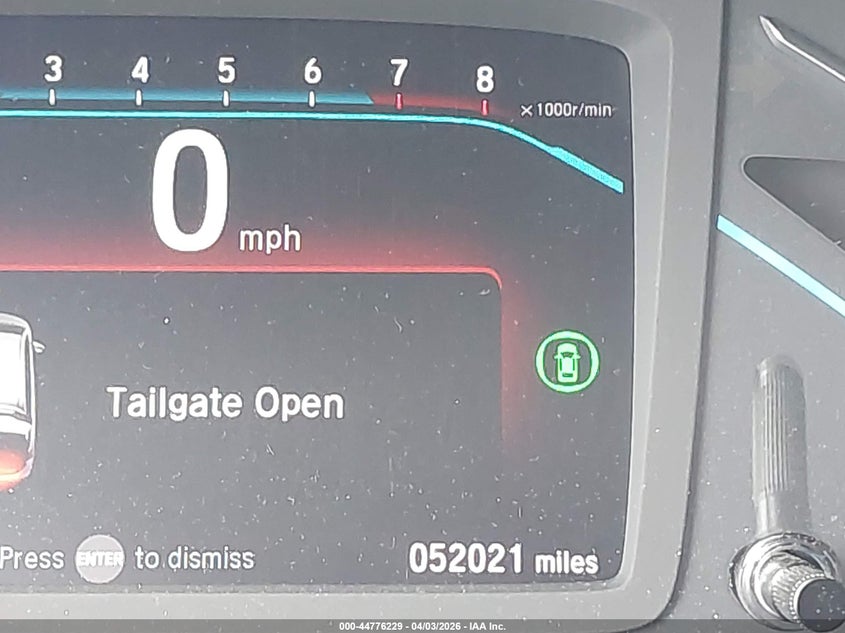 2022 Honda Odyssey Touring VIN: 5FNRL6H86NB038692 Lot: 44776229