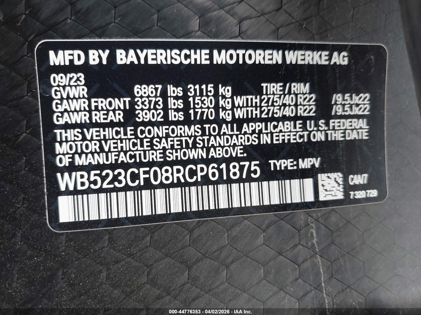 2024 BMW Ix xDrive50 #9