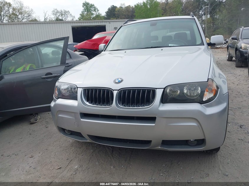 2006 BMW X3 3.0I VIN: WBXPA93406WD30408 Lot: 44776407