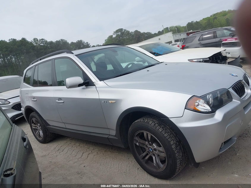 2006 BMW X3 3.0I VIN: WBXPA93406WD30408 Lot: 44776407
