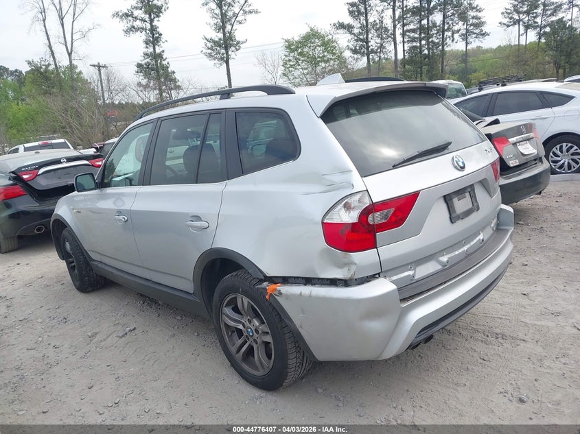 2006 BMW X3 3.0I VIN: WBXPA93406WD30408 Lot: 44776407