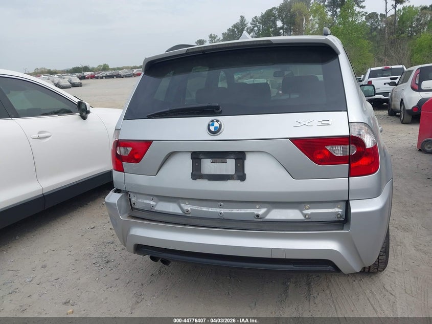 2006 BMW X3 3.0I VIN: WBXPA93406WD30408 Lot: 44776407