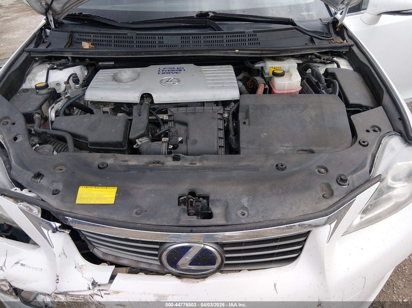 2012 Lexus Ct 200H Premium VIN: JTHKD5BH9C2068348 Lot: 44776503
