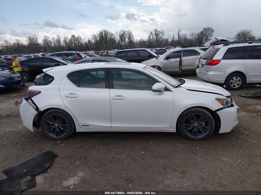 2012 Lexus Ct 200H Premium VIN: JTHKD5BH9C2068348 Lot: 44776503