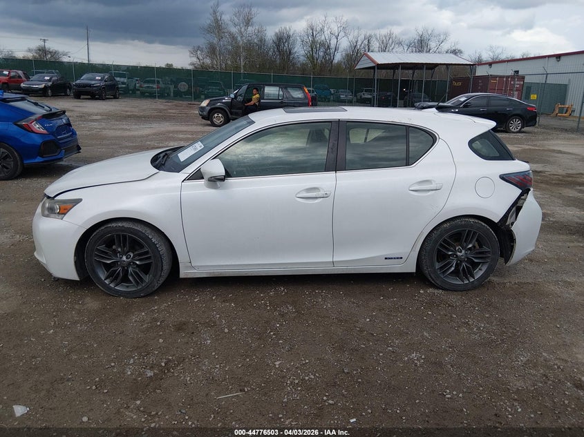 2012 Lexus Ct 200H Premium VIN: JTHKD5BH9C2068348 Lot: 44776503