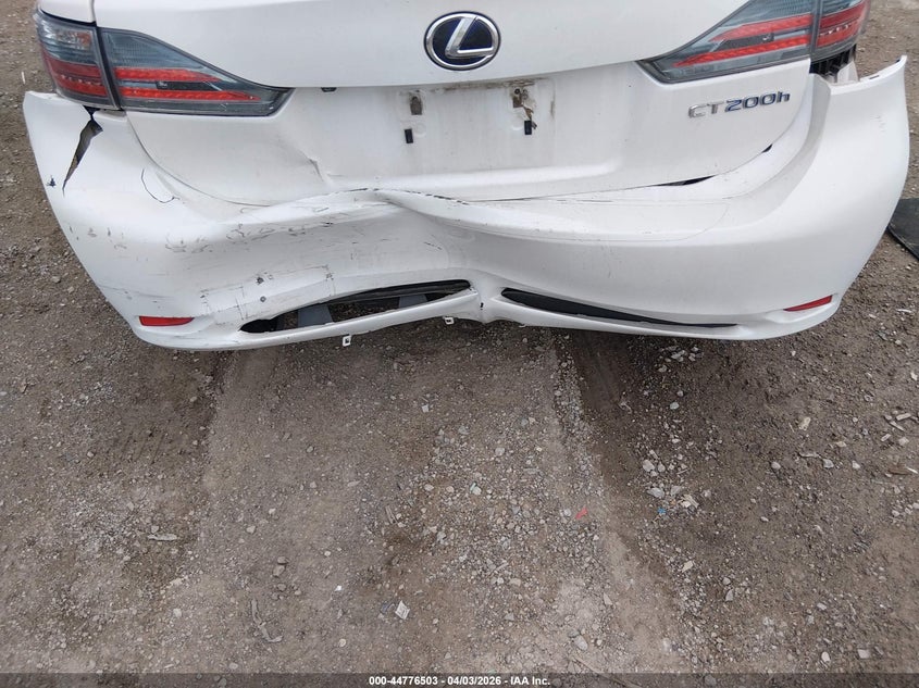 2012 Lexus Ct 200H Premium VIN: JTHKD5BH9C2068348 Lot: 44776503