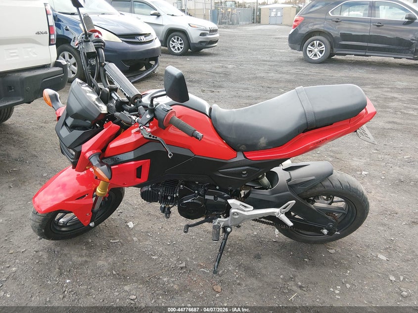 2019 Honda Grom 125 VIN: MLHJC7516K5100550 Lot: 44776687