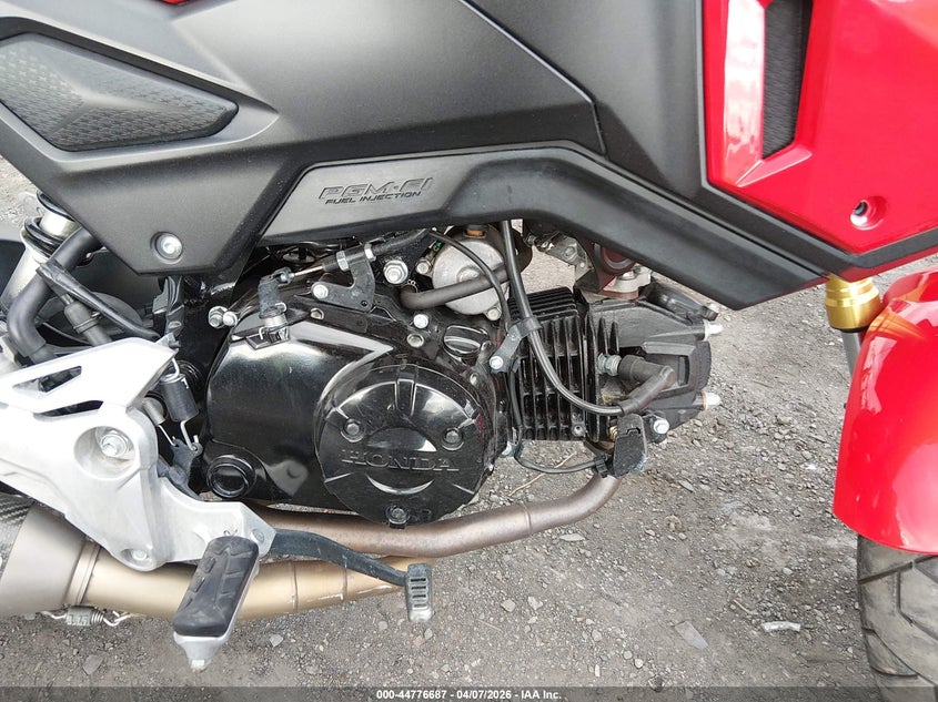 2019 Honda Grom 125 VIN: MLHJC7516K5100550 Lot: 44776687