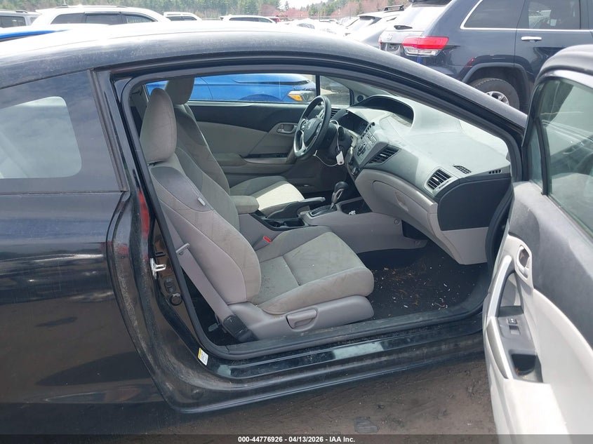 2012 Honda Civic 1.8 Lx black Lot 111044776926 Vin 2HGFG3B52CH509413