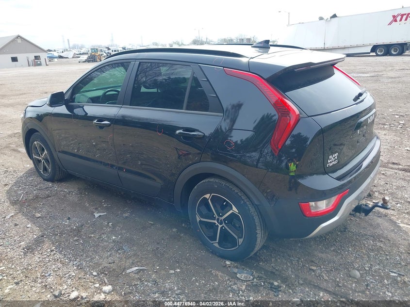 Vin: kndcr3le2p5048107, lot: 45274188, kia niro ex 20233