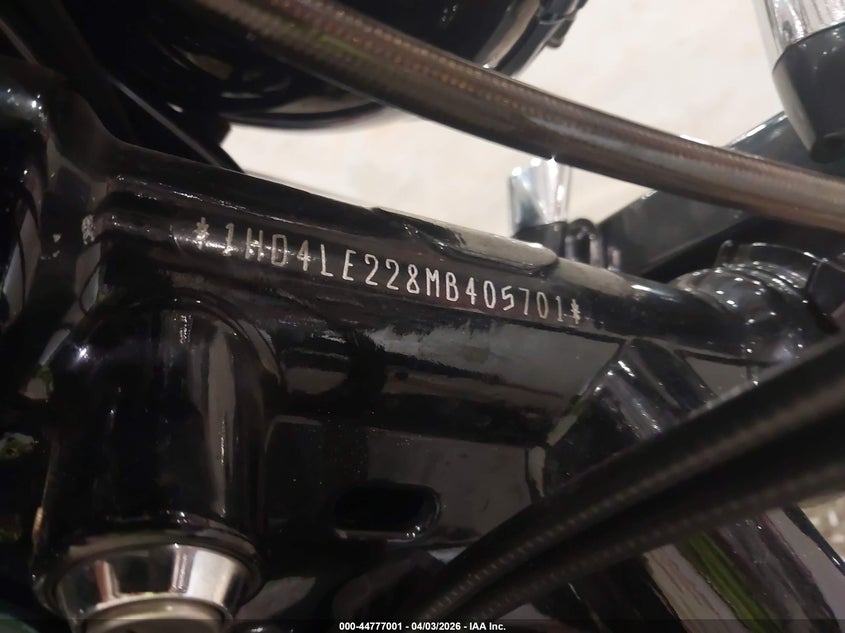 2021 Harley-Davidson Xl883 N VIN: 1HD4LE228MB405701 Lot: 44777001