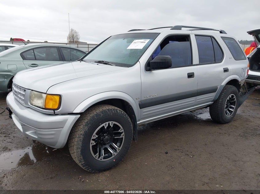 1999 Isuzu Rodeo Ls/Lse/S 3.2L