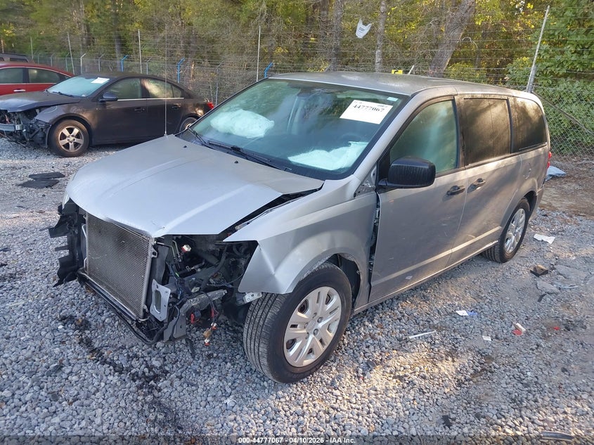2019 Dodge Caravan 3.6 Grand Se silver Lot 111044777067 Vin 2C4RDGBG8KR599530