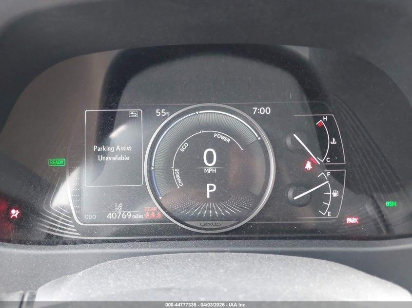 2021 Lexus Ux 250H VIN: JTHP9JBH4M2045562 Lot: 44777335