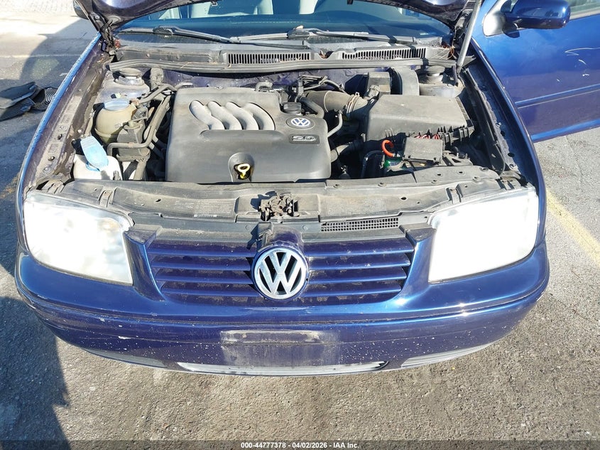 2002 Volkswagen Jetta Gl VIN: WVWRK61J52W121344 Lot: 44777378