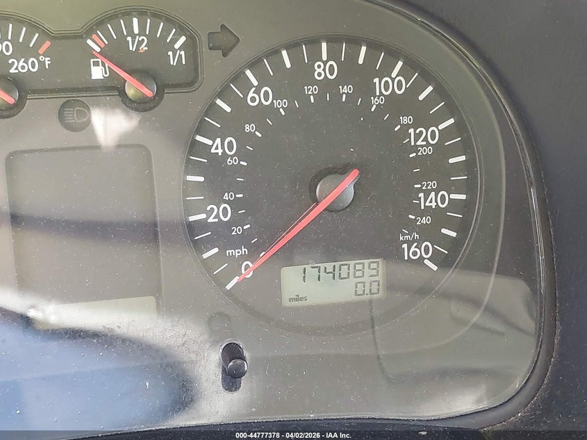 2002 Volkswagen Jetta Gl VIN: WVWRK61J52W121344 Lot: 44777378