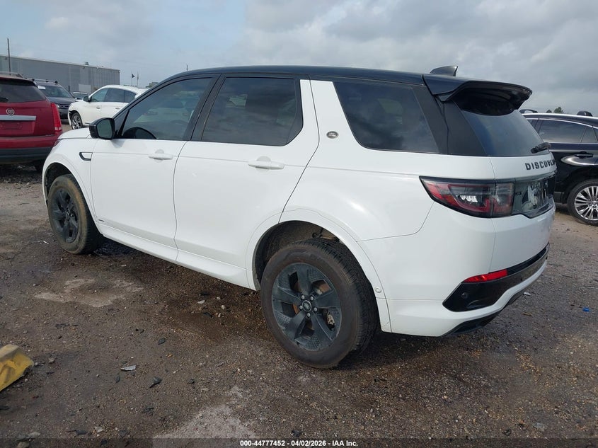 Vin: salct2fx4mh899210, lot: 45274700, land rover discovery sport s r-dynamic 20213