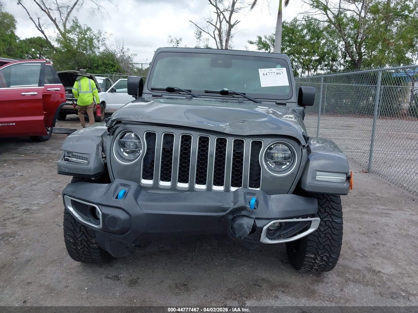 2022 Jeep Wrangler 4Xe Unlimited Sahara 4X4 VIN: 1C4JJXP6XNW212378 Lot: 44777467