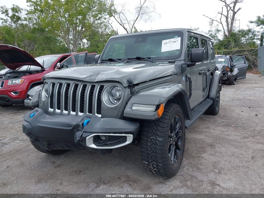 2022 Jeep Wrangler 4Xe Unlimited Sahara 4X4 VIN: 1C4JJXP6XNW212378 Lot: 44777467
