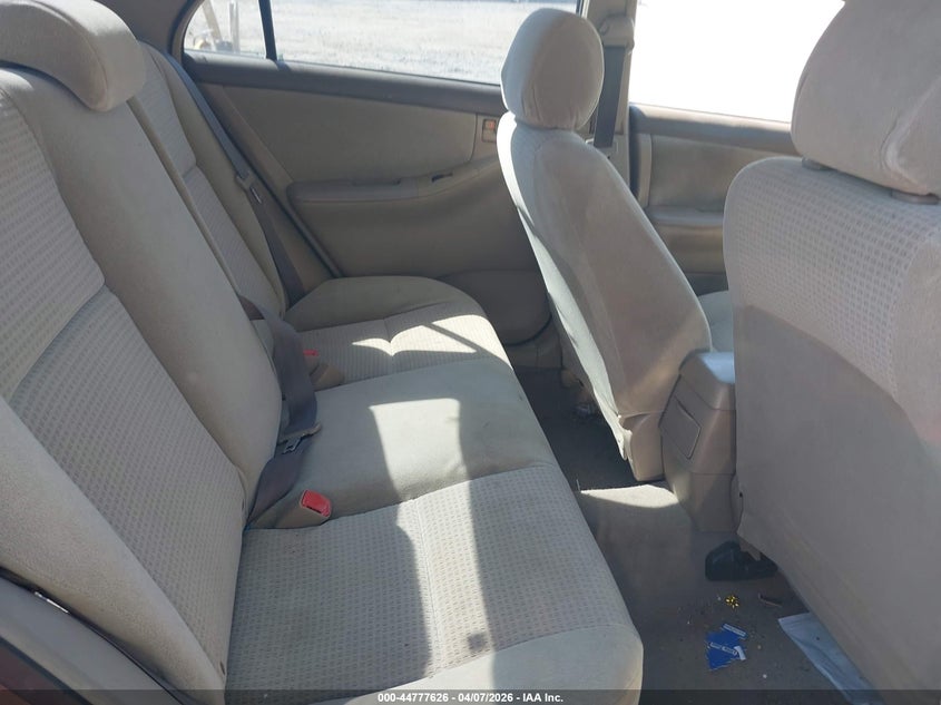 2007 TOYOTA COROLLA SEDAN 1.8L I-4 DOHC, VVT, 126HP