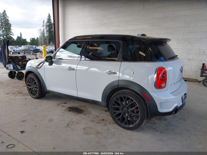 2014 Mini Countryman Cooper S VIN: WMWZC3C53EWT00057 Lot: 44777669