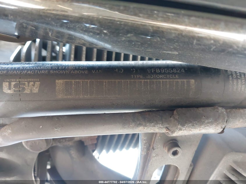 2015 Harley-Davidson Flhxse Cvo Street Glide VIN: 1HD1PXN39FB955824 Lot: 44777782