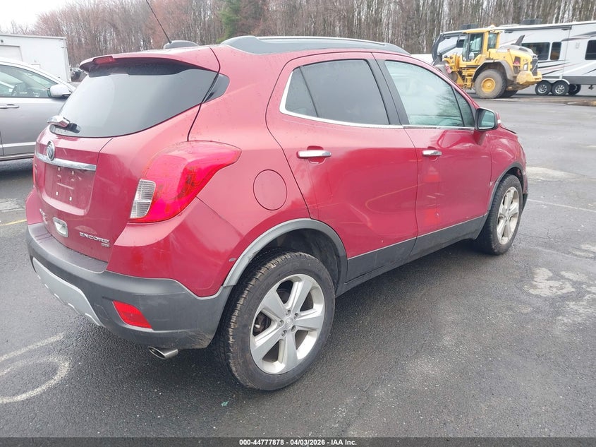 Vin: kl4cjesb0gb706562, lot: 45275126, buick encore 20164