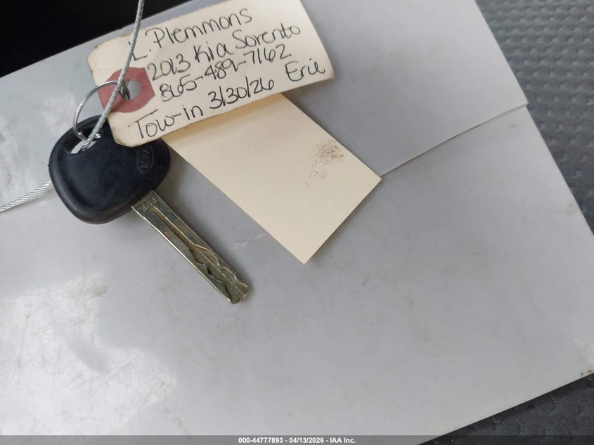 2013 Kia Sorento Lx VIN: 5XYKT3A60DG364181 Lot: 44777893