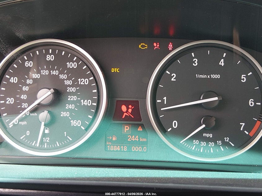 2008 BMW 550I VIN: WBANW53518CT53539 Lot: 44777912