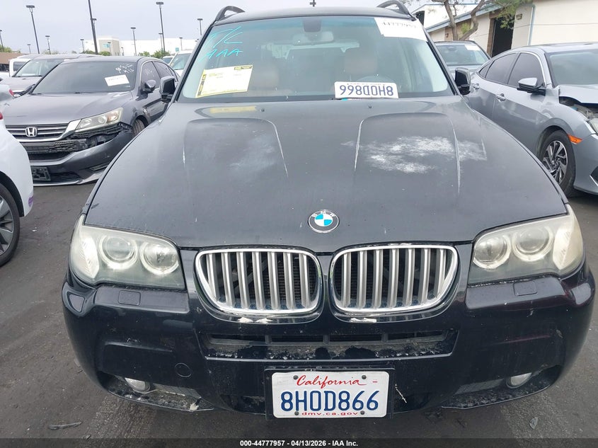 2007 BMW X3 3.0Si VIN: WBXPC93427WF15233 Lot: 44777957