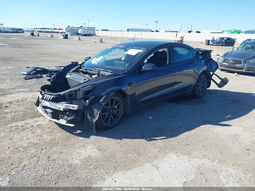 2022 TESLA MODEL 3 auction photo 2