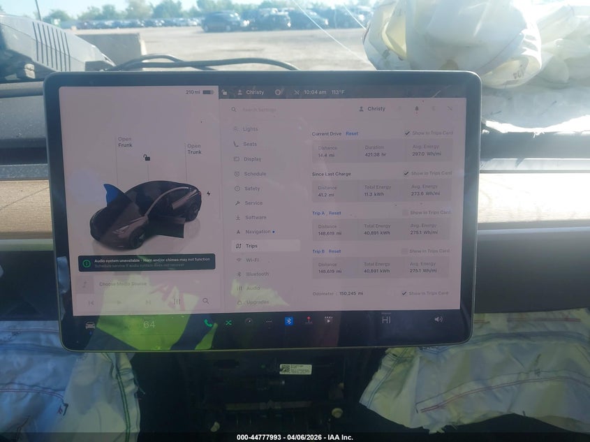 2022 TESLA MODEL 3 auction photo 7
