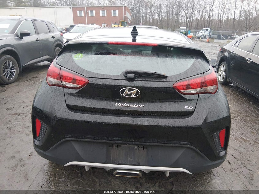 2019 Hyundai Veloster 2.0 VIN: KMHTG6AF1KU006542 Lot: 44778031
