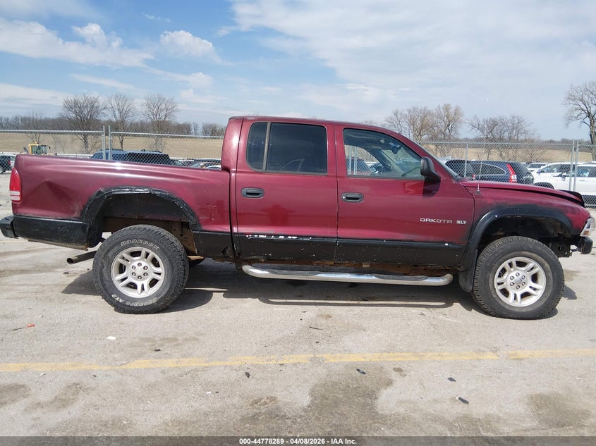 2002 Dodge Dakota Slt VIN: 1B7HG48Z52S671258 Lot: 44778289