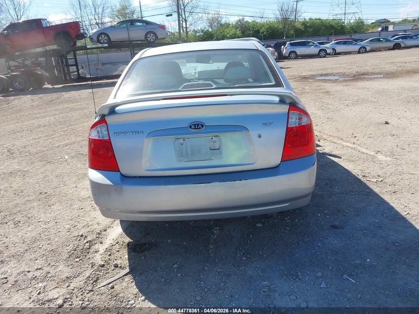 2006 Kia Spectra Ex/Lx/Sx VIN: KNAFE121765344585 Lot: 44778361