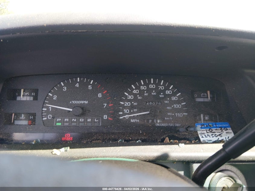 1997 TOYOTA T100 auction photo 7
