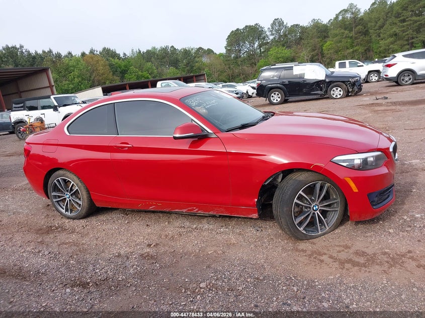 2018 BMW 230I VIN: WBA2J1C51JVD09693 Lot: 44778433