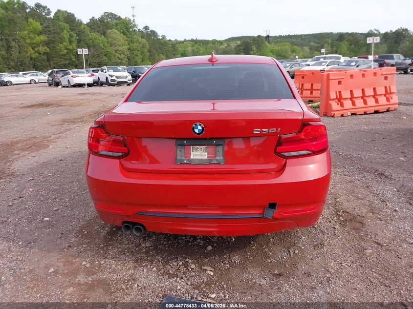 2018 BMW 230I VIN: WBA2J1C51JVD09693 Lot: 44778433