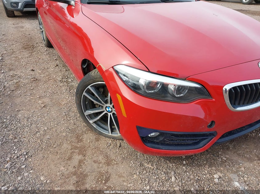 2018 BMW 230I VIN: WBA2J1C51JVD09693 Lot: 44778433