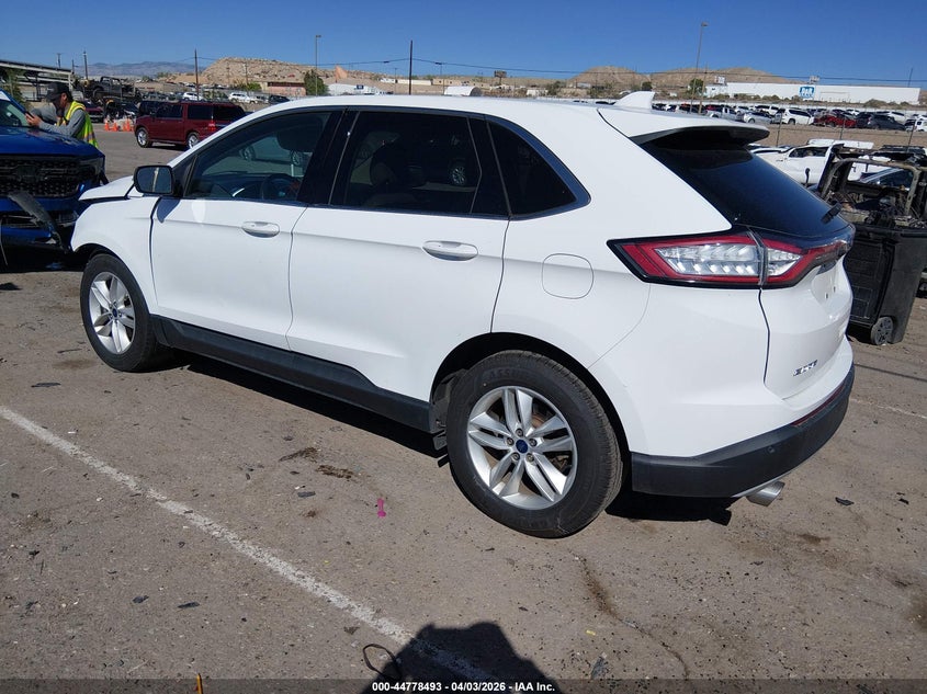 Vin: 2fmtk3j98fbc13089, lot: 45275741, ford edge sel 20153