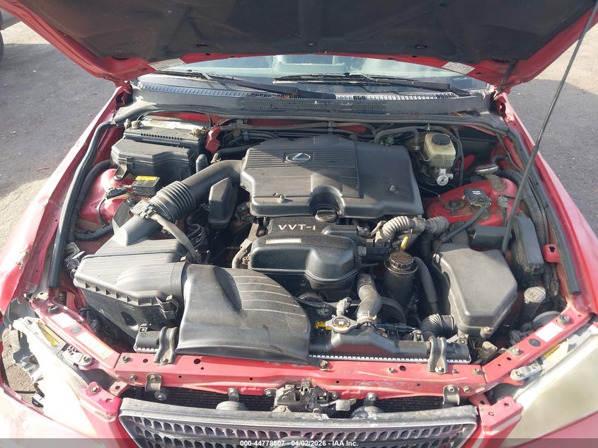 2002 Lexus Is 300 VIN: JTHBD192620041533 Lot: 44778507