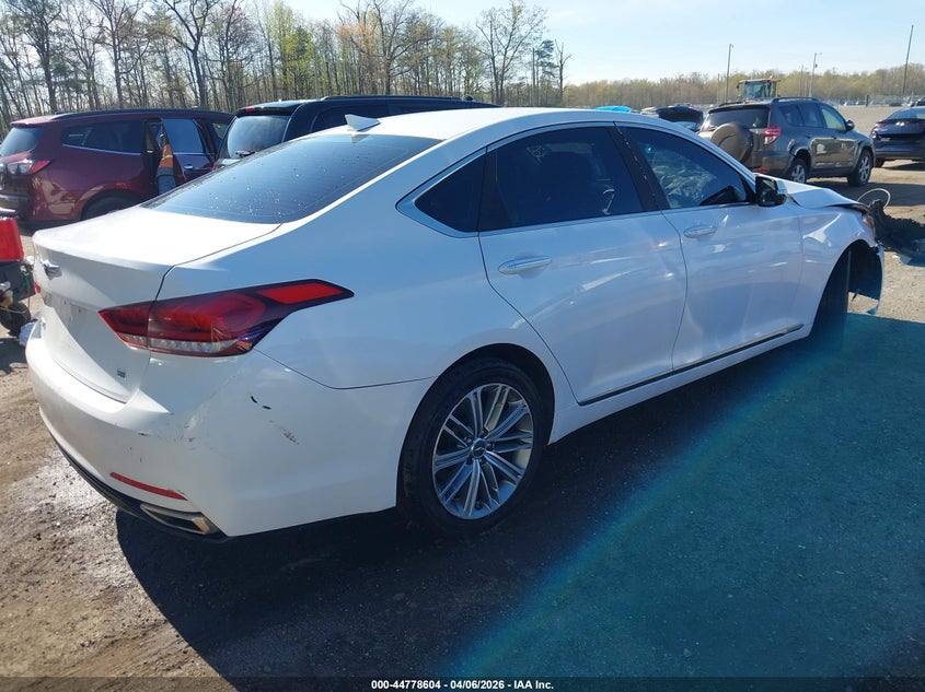 Vin: kmhgn4je4ju216537, lot: 45275852, genesis g80 3.8 20184