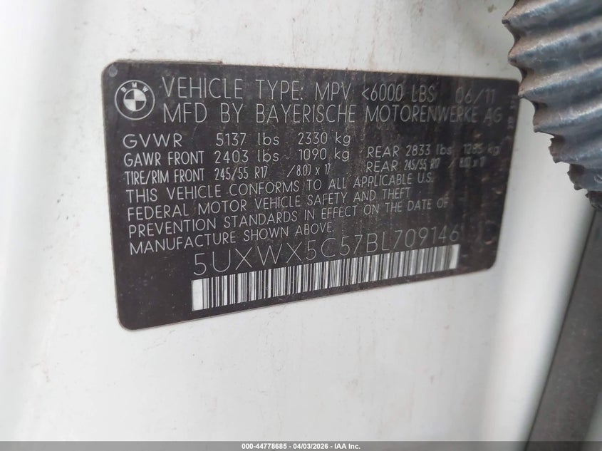 2011 BMW X3 xDrive28I #9