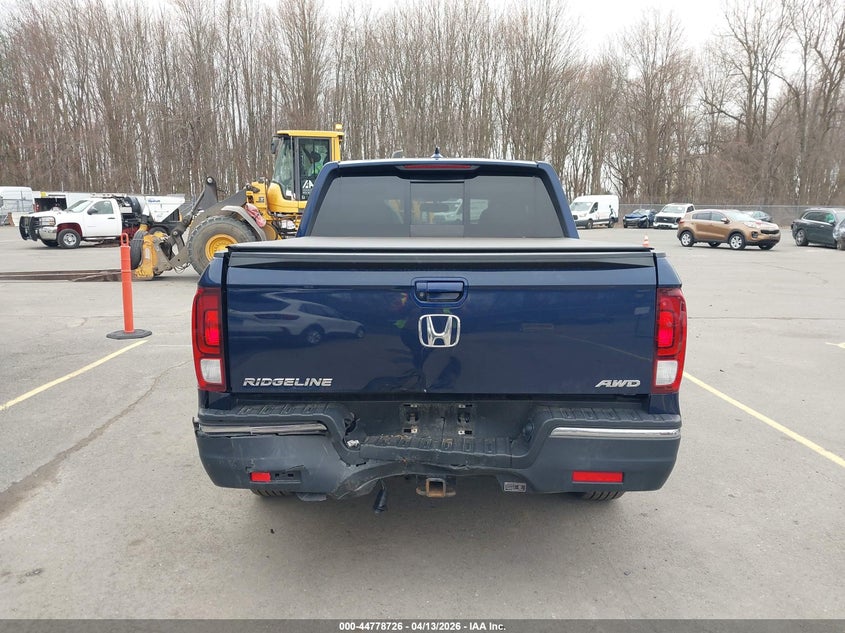 2019 Honda Ridgeline Rtl-T VIN: 5FPYK3F61KB033434 Lot: 44778726