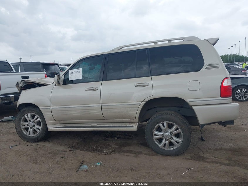 2005 Lexus Lx 470 VIN: JTJHT00W254000027 Lot: 44778773