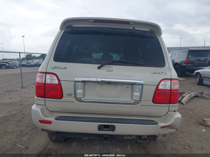 2005 Lexus Lx 470 VIN: JTJHT00W254000027 Lot: 44778773