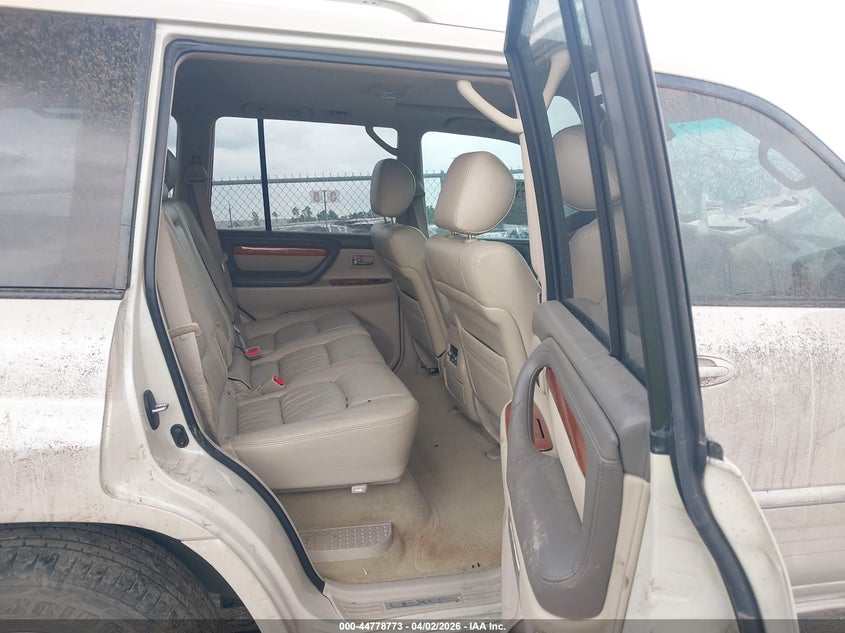 2005 Lexus Lx 470 VIN: JTJHT00W254000027 Lot: 44778773